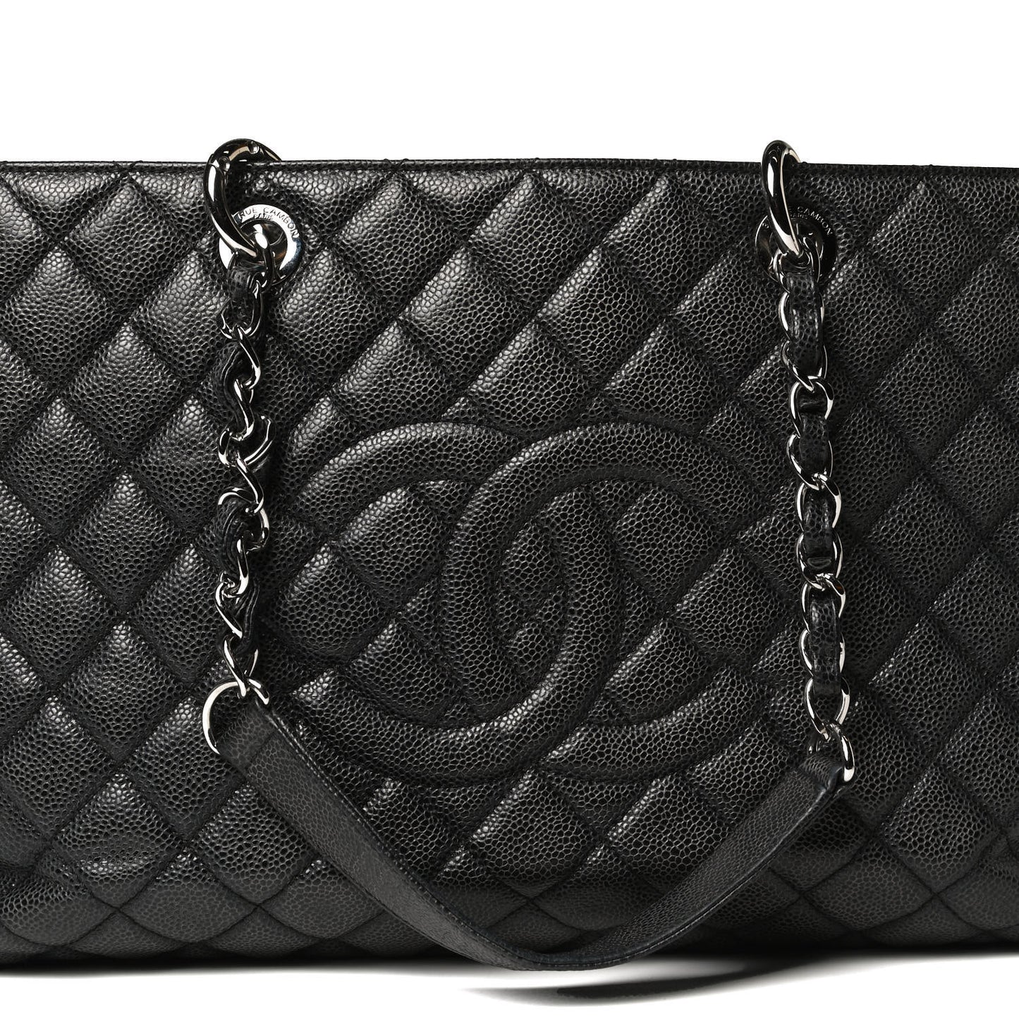 Caviar Quilted XL Grand Shopping Tote GST Black