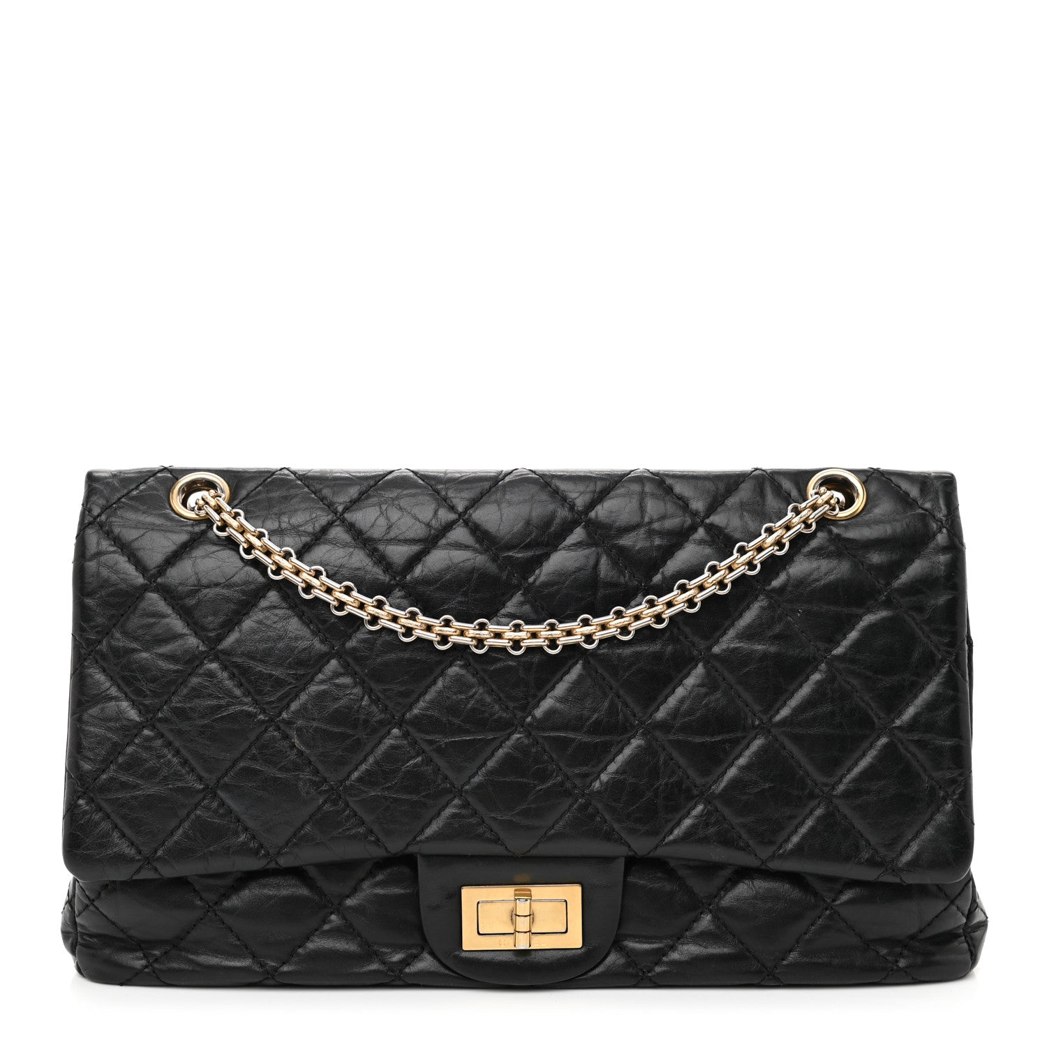 Chanel Aged Calfskin Quilted 2.55 Reissue 227 Flap Black 1 of 13