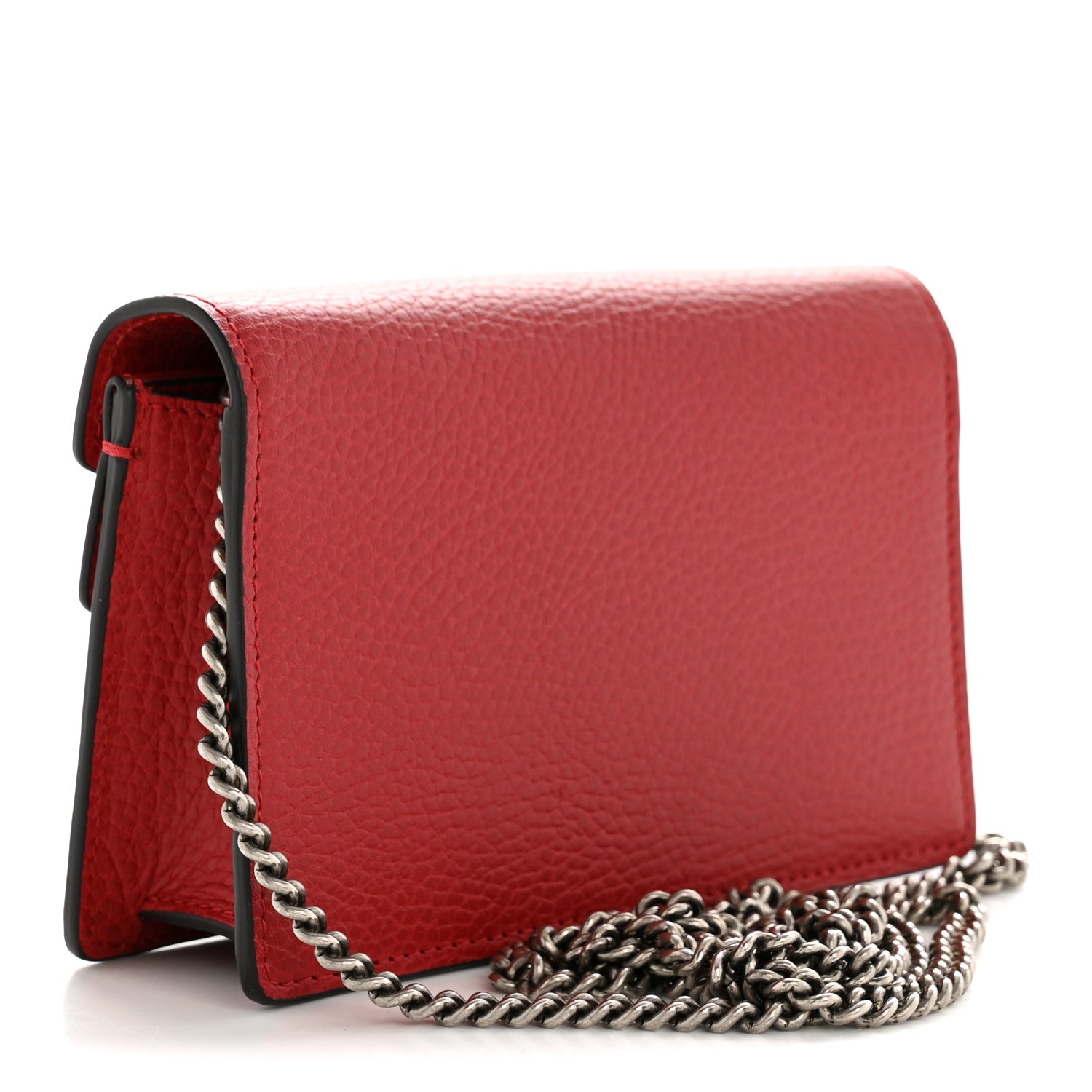 Gucci Calfskin Super Mini Dionysus Shoulder Bag Hibiscus Red 3 of 11