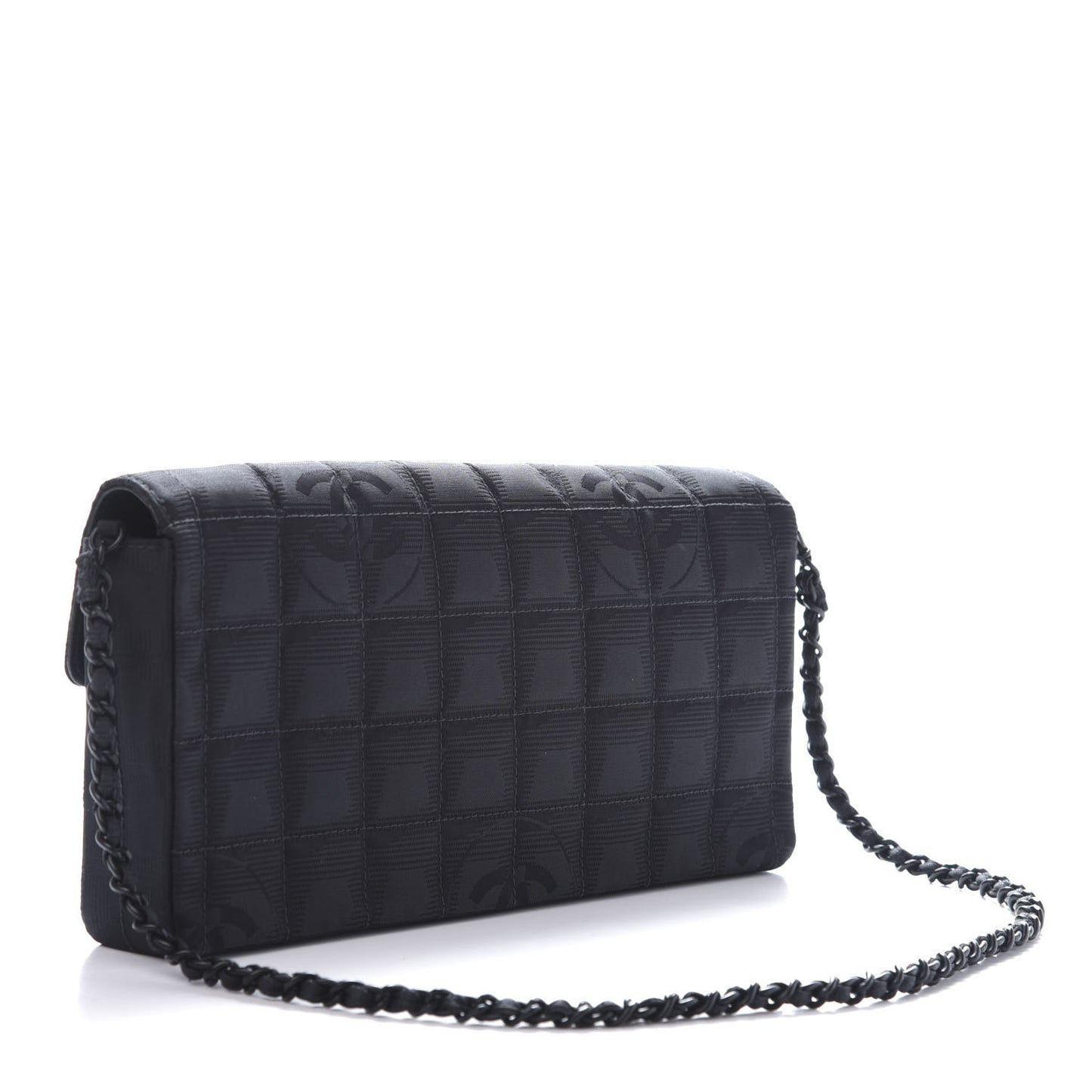 Nylon Travel East West Flap Black