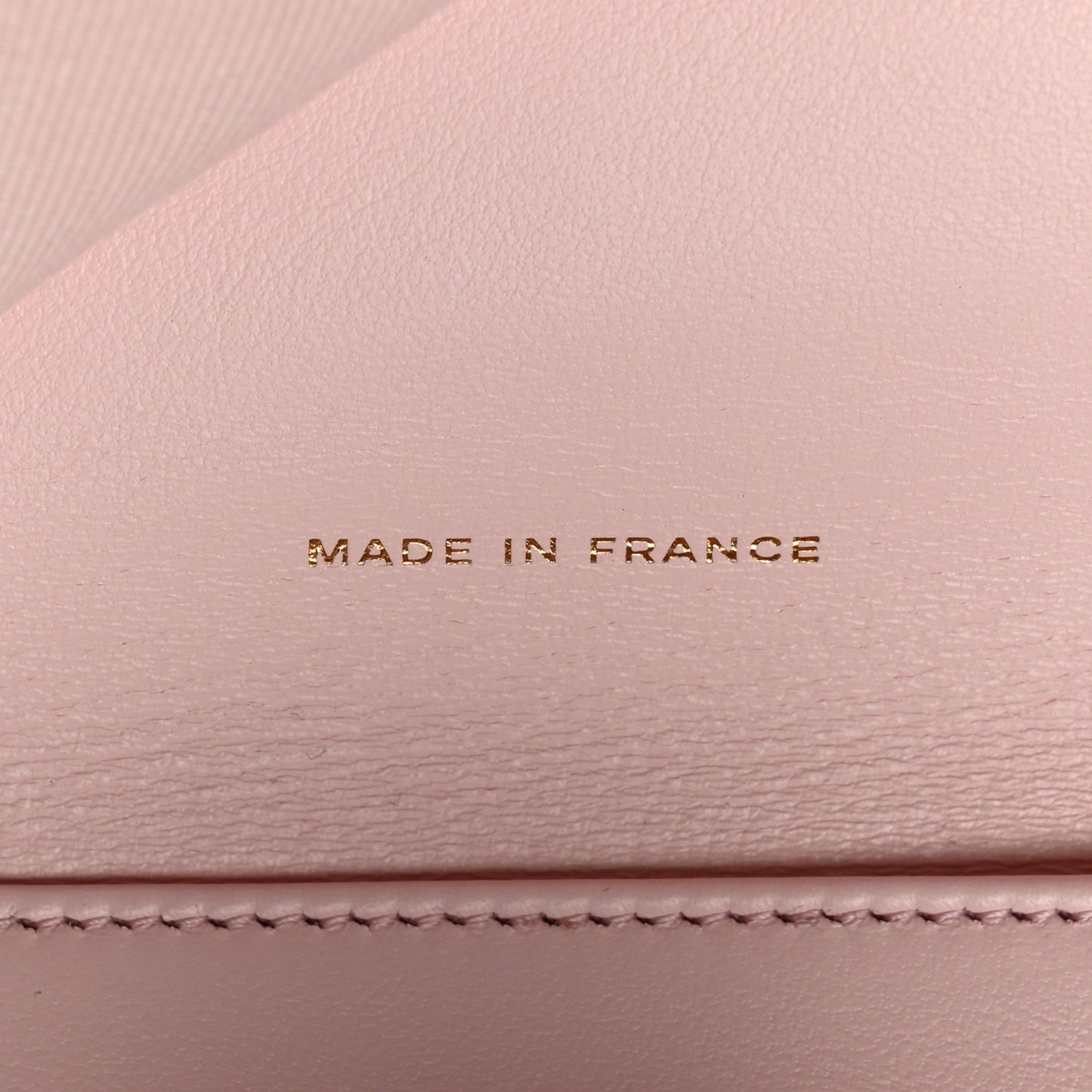 Caviar Quilted Compact Flap Wallet Light Pink