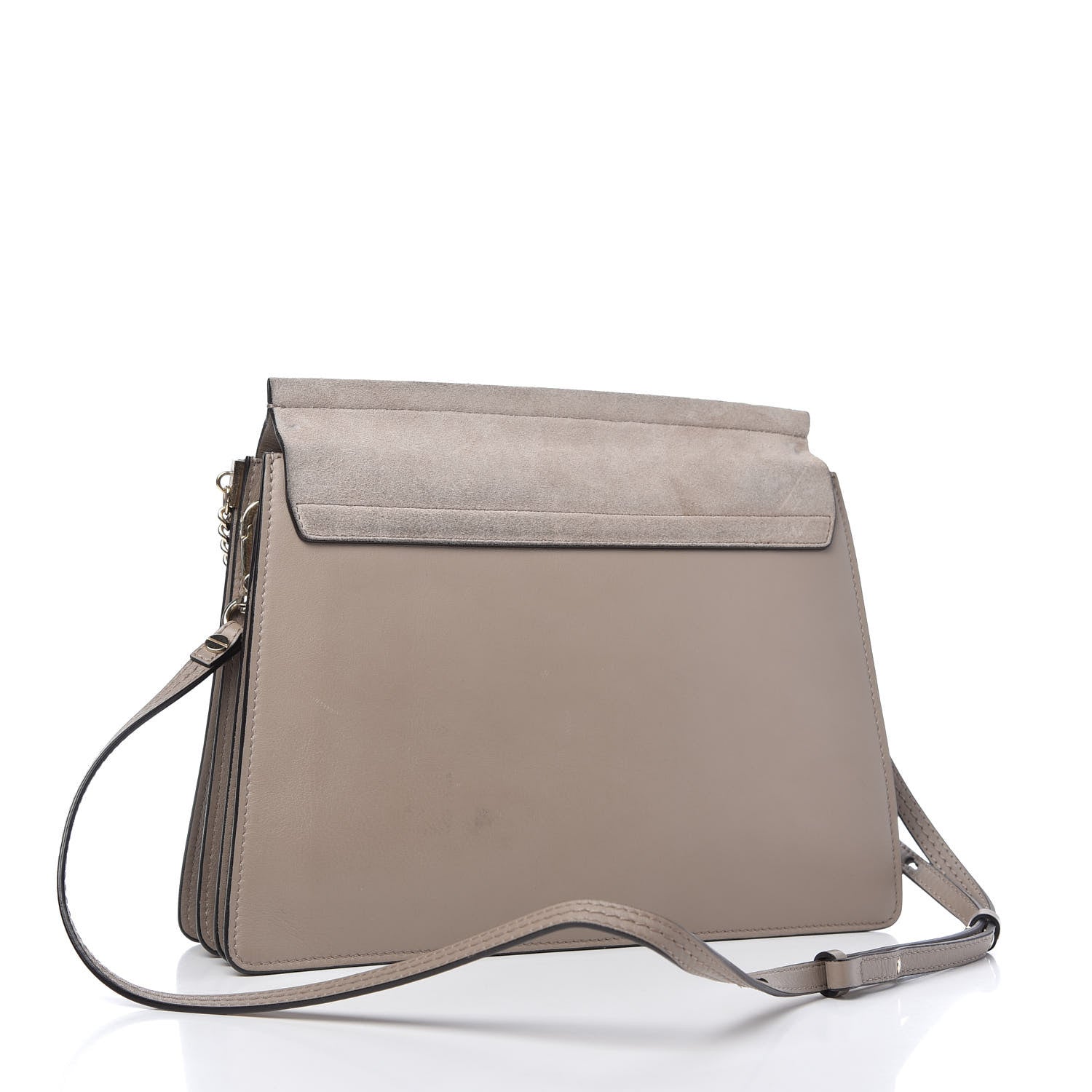 Chloe Calfskin Medium Faye Shoulder Bag Motty Grey 3 of 11