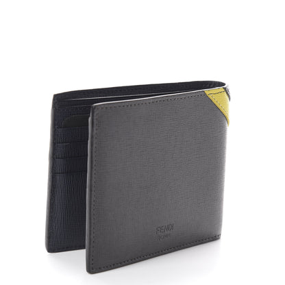 Fendi Vitello Elite Monster Eyes Wallet Asphalt Multicolor 2 of 5