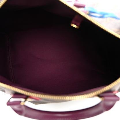 Louis Vuitton Monogram Totem Speedy 30 Magenta 5 of 9