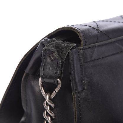 Chanel Calfskin Stitched Small Highlander Messenger Black 11 of 20