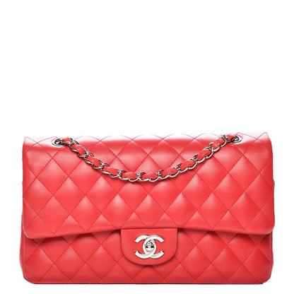 Chanel Lambskin Quilted Medium Double Flap Red 1 of 8