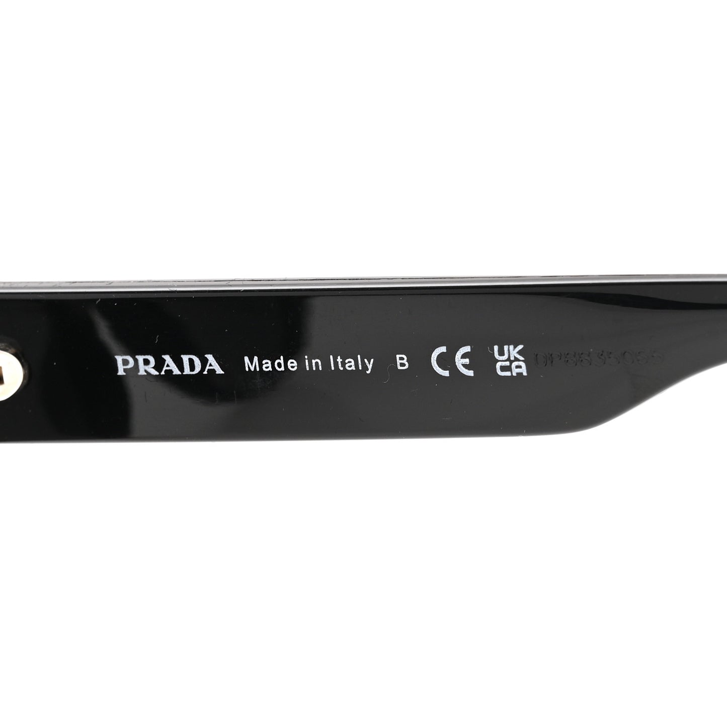 Acetate Sunglasses SPR 13Y White Black