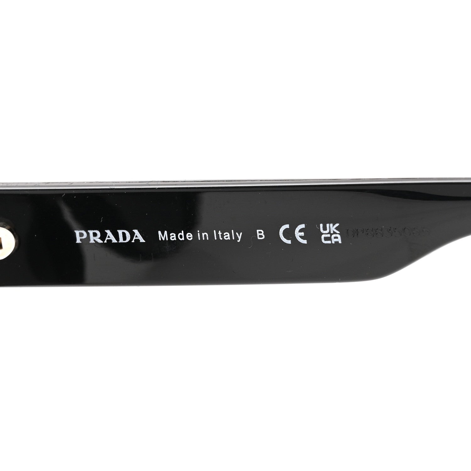 Prada Acetate Sunglasses SPR 13Y White Black 5 of 8
