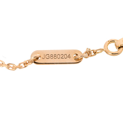 Van Cleef & Arpels 18K Yellow Gold Mother of Pearl Sweet Alhambra Bracelet 4 of 5
