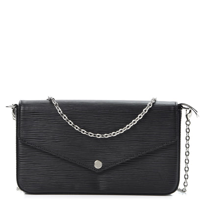Louis Vuitton Epi Pochette Felicie Black 1 of 11
