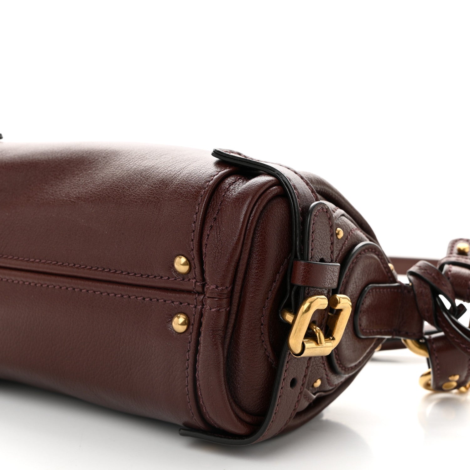 Chloe Grained Buffalo Small Paddington Chain Bag Crafty Brown 10 of 10