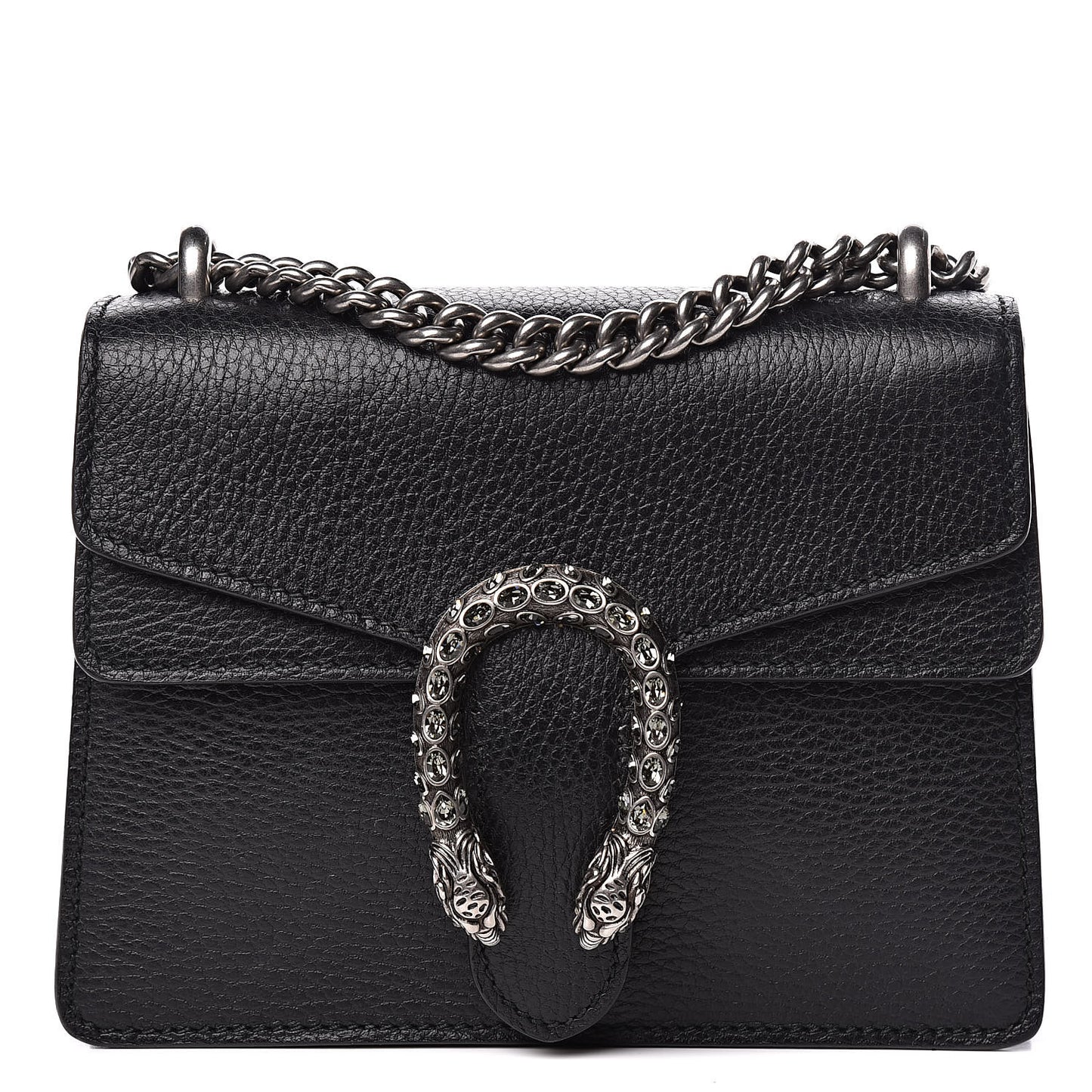Calfskin Mini Dionysus Shoulder Bag Black