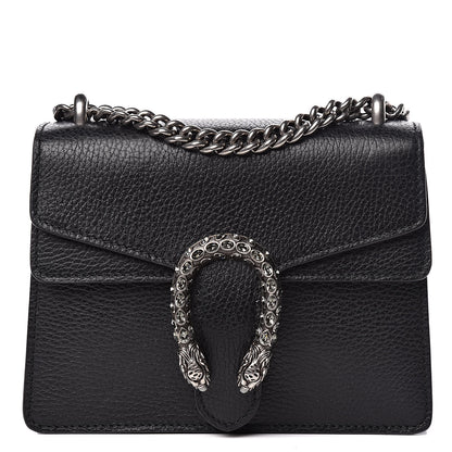 Gucci Calfskin Mini Dionysus Shoulder Bag Black 1 of 13