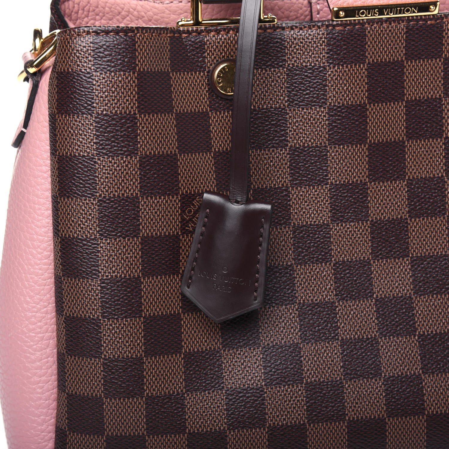Louis Vuitton Damier Ebene Cuir Taurillon Brittany Magnolia 14 of 17