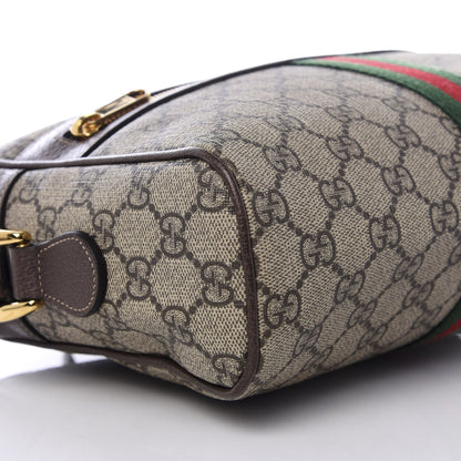 Gucci GG Supreme Monogram Web Small Ophidia Shoulder Bag Brown 6 of 8