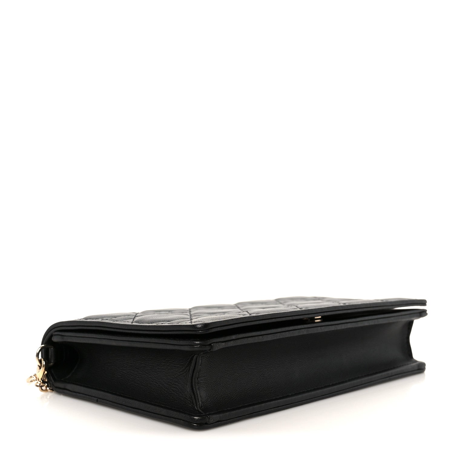 Christian Dior Lambskin Cannage Lady Dior Pouch Black 5 of 16