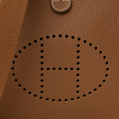 Hermes Taurillon Clemence Evelyne TPM Gold 8 of 11