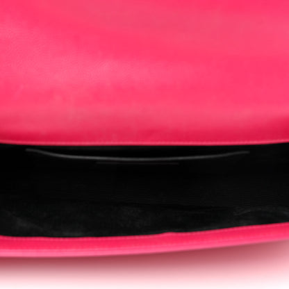 Saint Laurent Grain De Poudre Classic Monogram Cassandre Clutch Lipstick Fuchsia 5 of 9