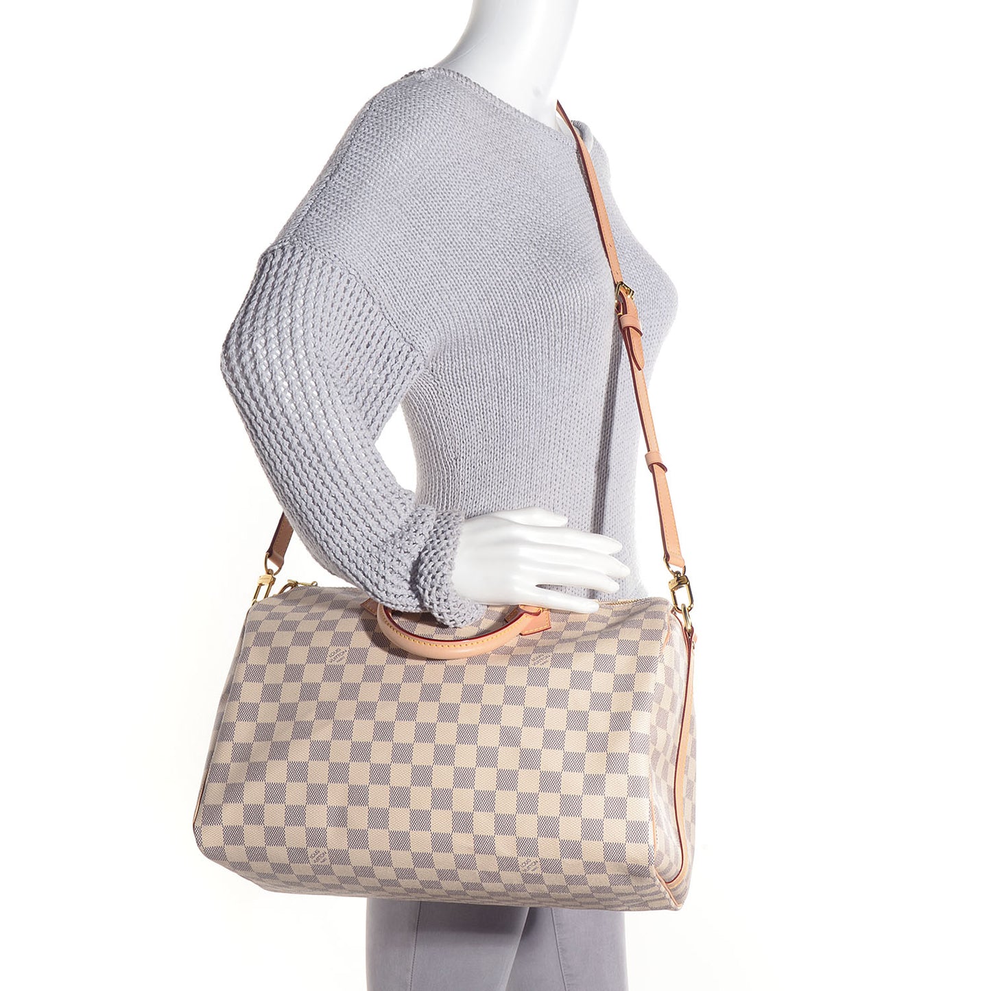 Damier Azur Speedy Bandouliere 35