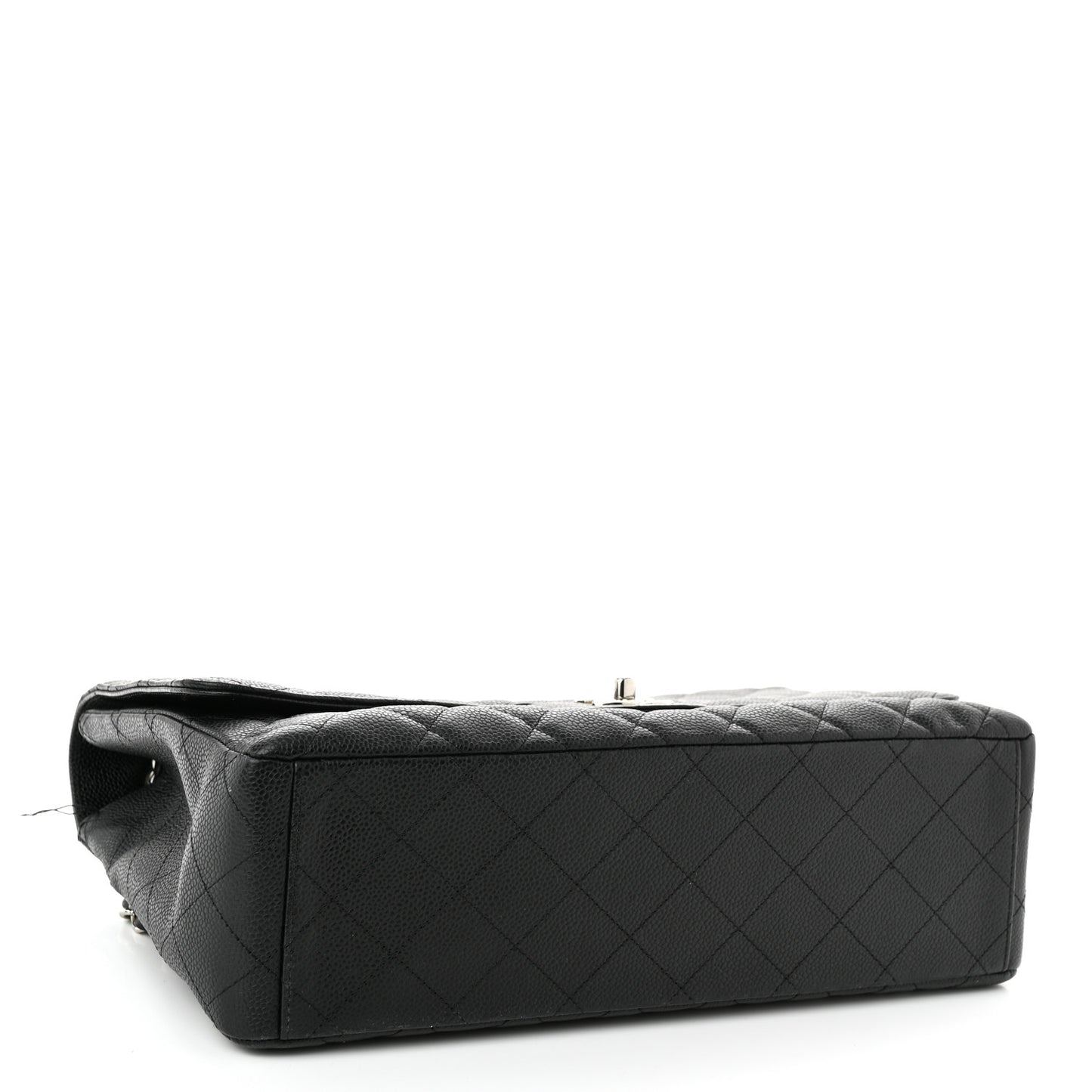 Caviar Quilted Maxi Single Flap Black