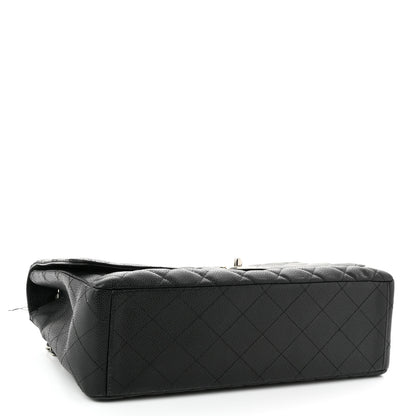 Chanel Caviar Quilted Maxi Single Flap Black 4 of 11
