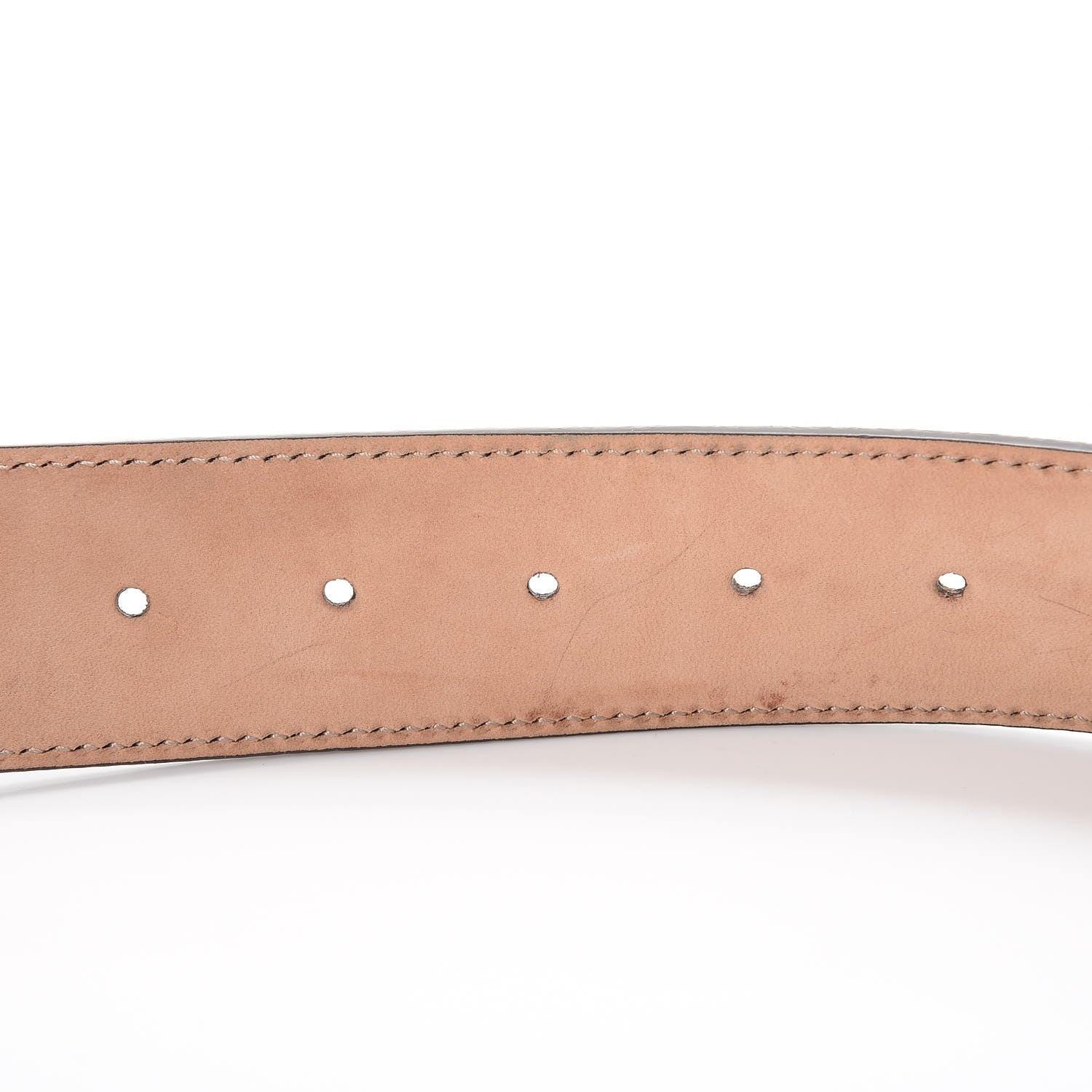 Gucci Imprime Monogram Interlocking G Belt 80 32 Mauve 5 of 10