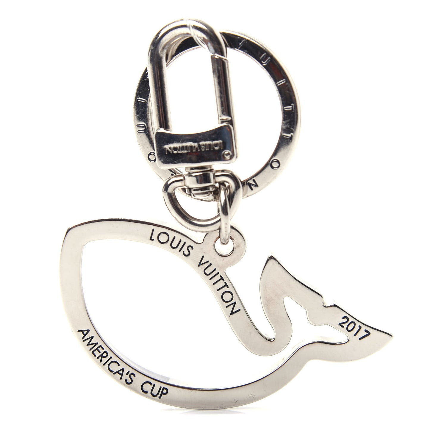 Americas Cup Tropicoral Whale Bag Charm Key Holder