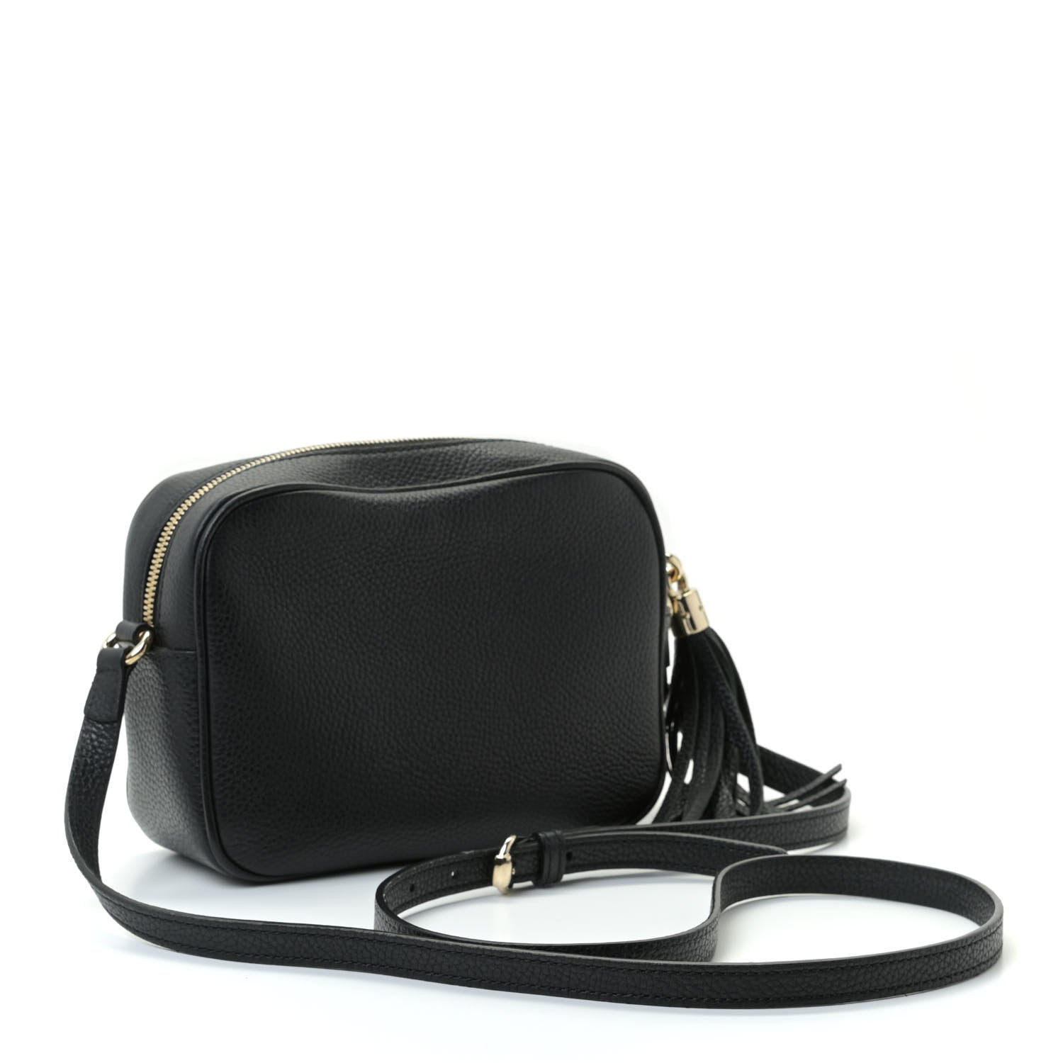 Gucci Pebbled Calfskin Small Soho Disco Bag Black 3 of 12