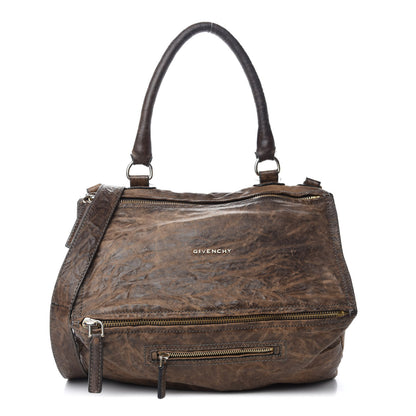 Givenchy Tumbled Sheepskin Medium Pandora Charcoal 1 of 15