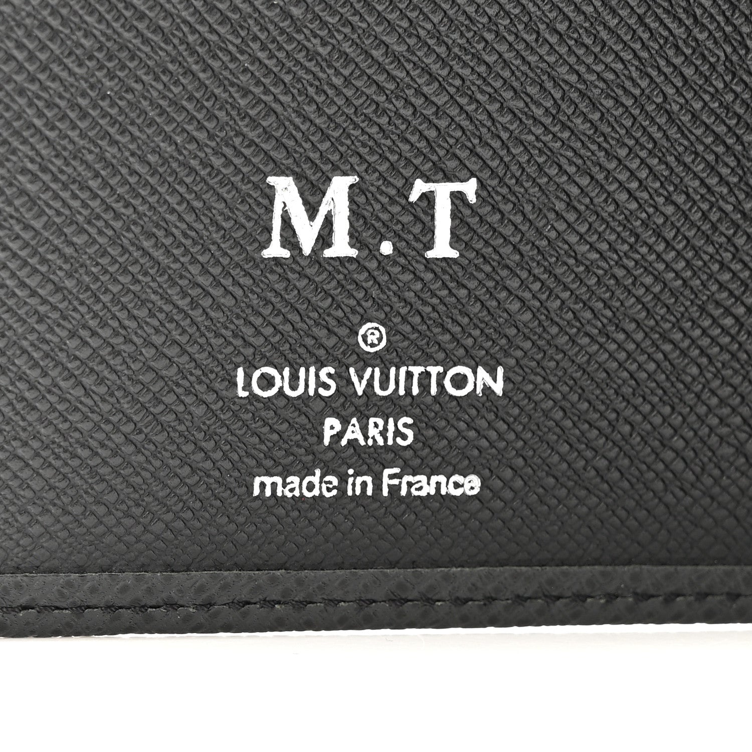 Louis Vuitton Taiga Brazza Wallet Black 6 of 9
