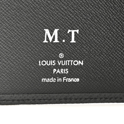 Louis Vuitton Taiga Brazza Wallet Black 6 of 9