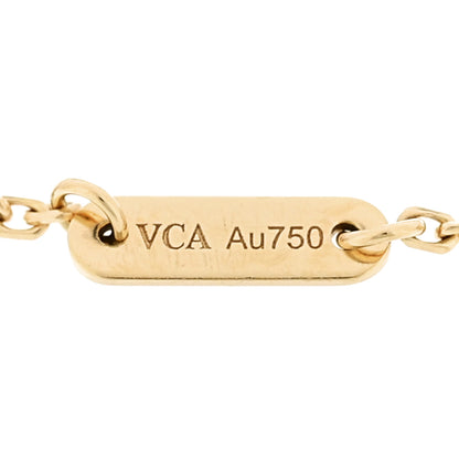 Van Cleef & Arpels 18K Yellow Gold Diamond Mini Frivole Bracelet 4 of 5