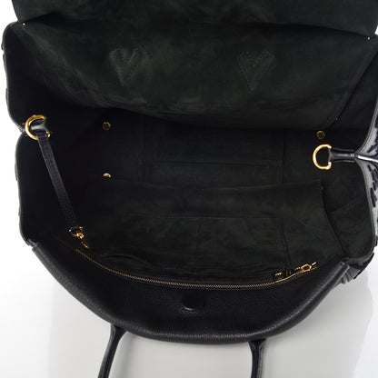 Louis Vuitton Cuir Orfevre Veau Cachemire Tote W GM Black 5 of 14