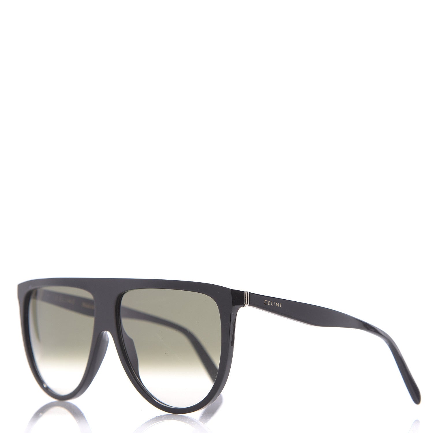 Celine Acetate Thin Shadow Sunglasses CL41435/S Black 1 of 7