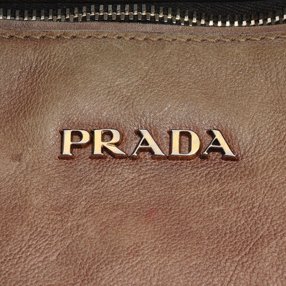 Prada Vitello Lux Bauletto Bambu 8 of 8