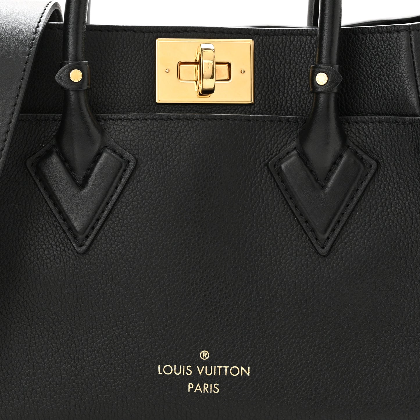 Calfskin Monogram On My Side PM Black