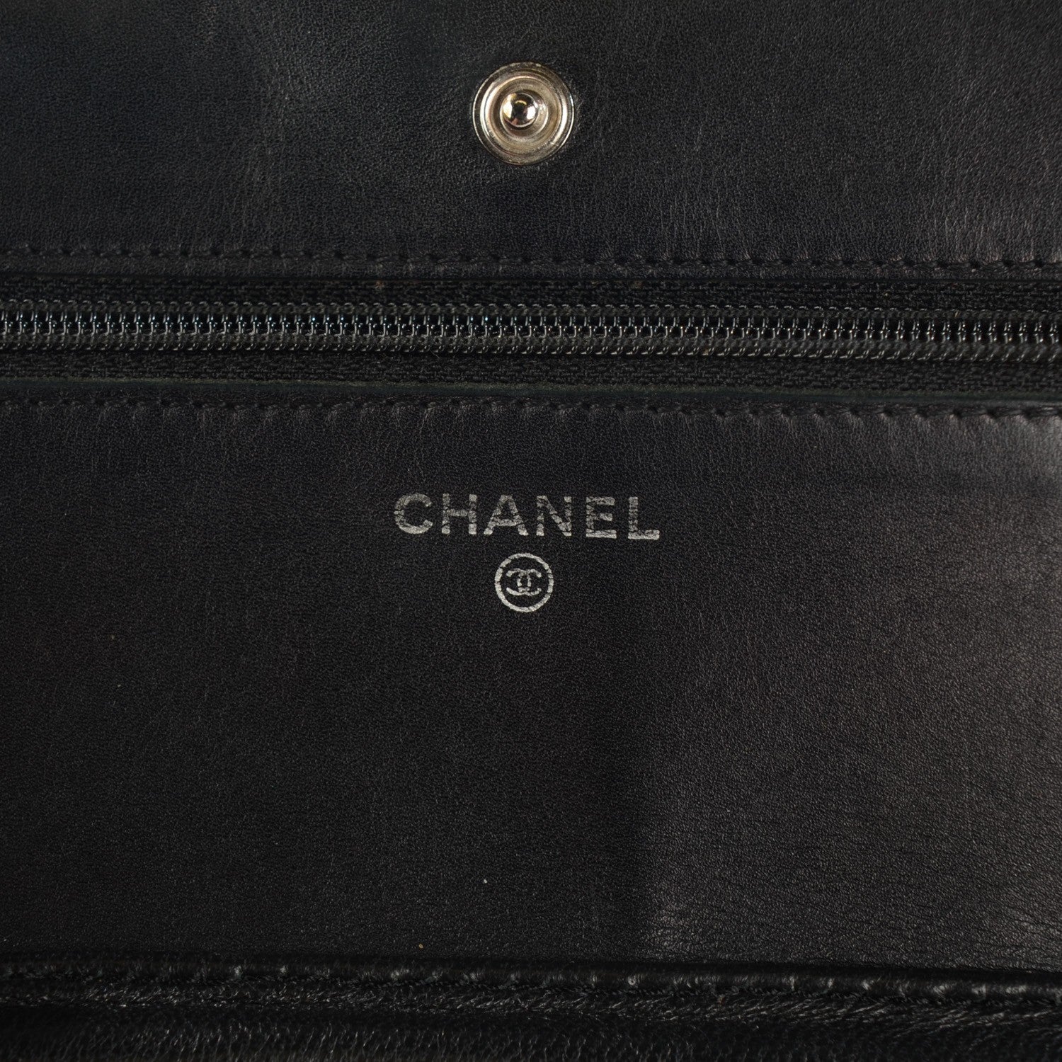 Chanel Calfskin Quilted Cambon Wallet On Chain WOC Black 7 of 16