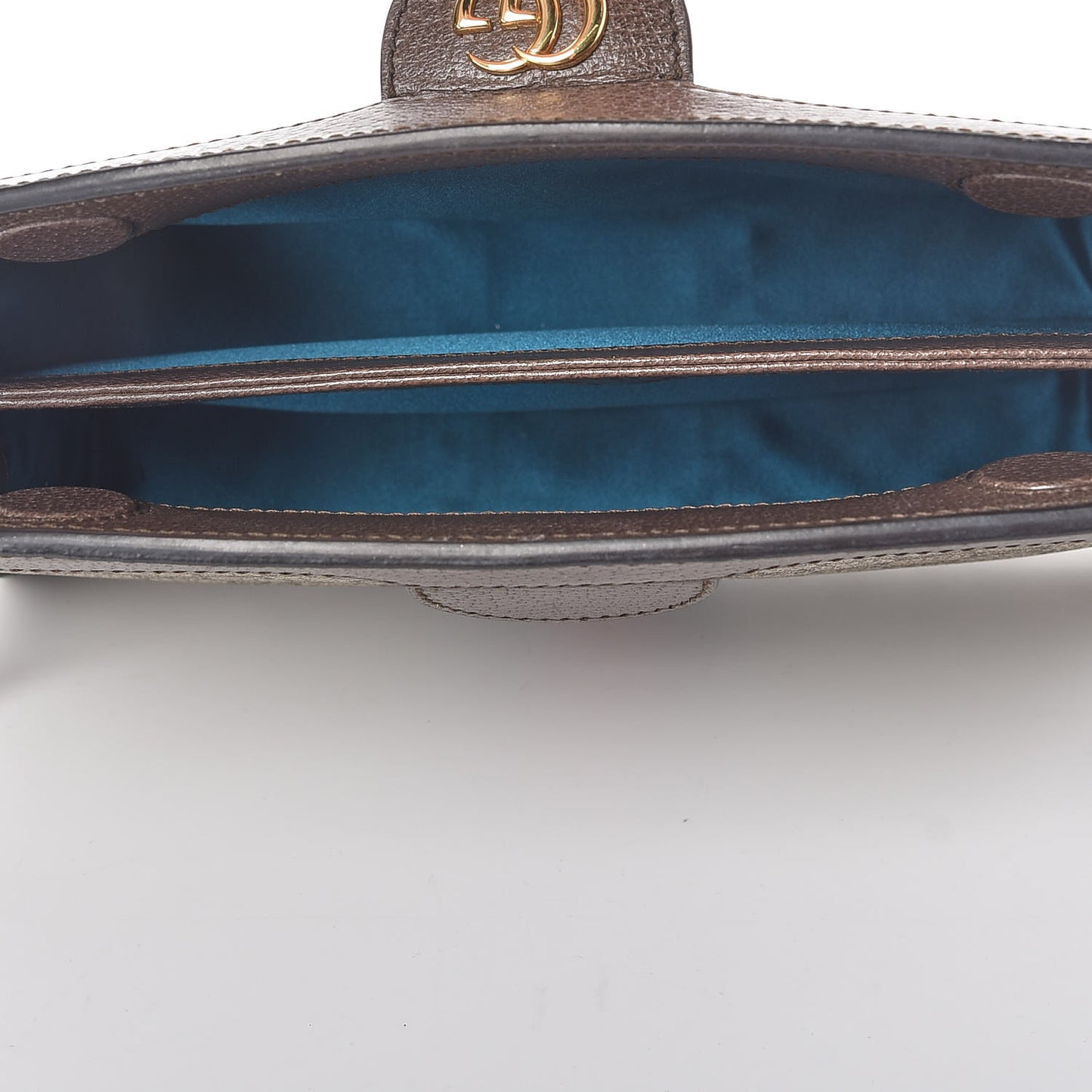 GG Supreme Monogram Web Small Ophidia Chain Shoulder Bag Brown