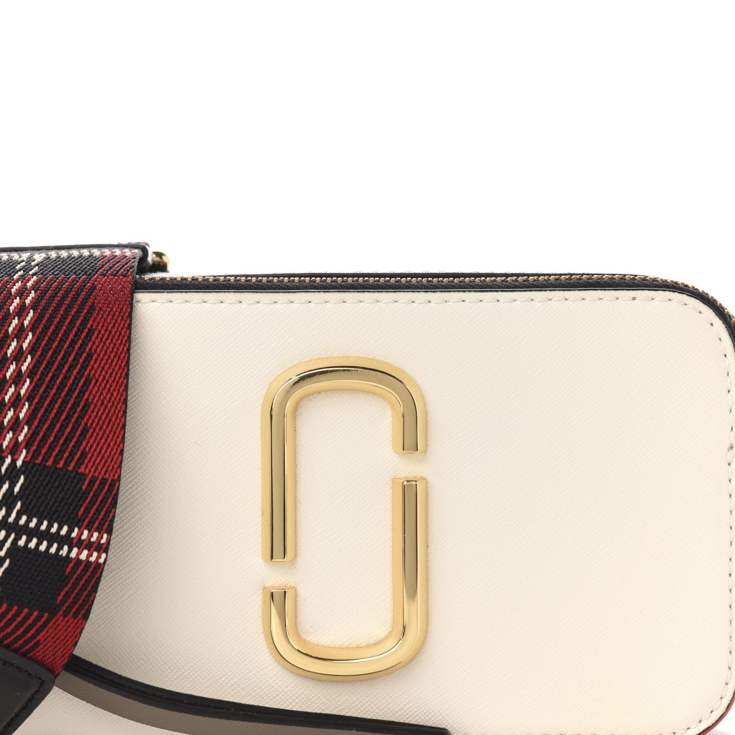 Marc Jacobs Saffiano Small Snapshot Camera Bag Porcelain Multi 10 of 10