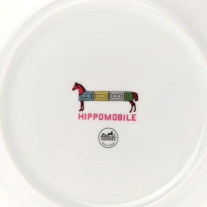 Hermes Porcelain Hippomobile Dessert Plate 4 of 5