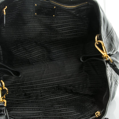 Prada Vernice Naplak Tote Black 5 of 8