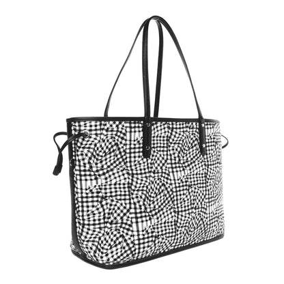 MCM Visetos Medium Reversible Shopper Tote Black 7 of 13