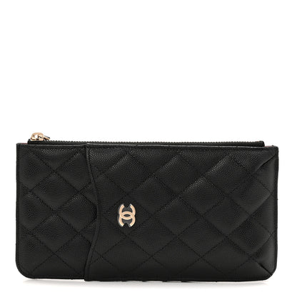 Chanel Caviar Quilted Classic iPhone Pouch Black 1 of 8