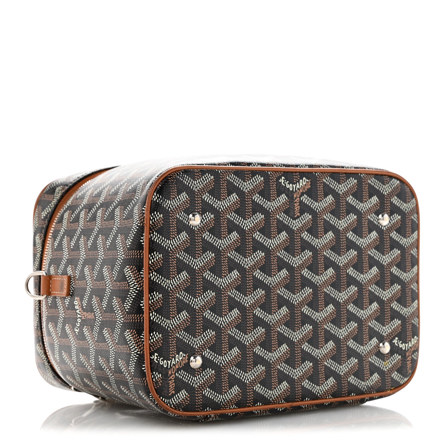 Goyard Goyardine Muse Vanity Case Black Gold 5 of 16