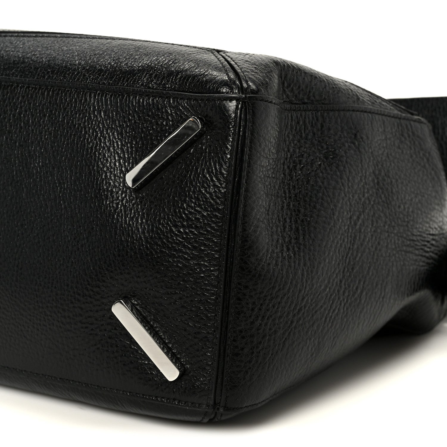 Loewe Grained Calfskin Large Puzzle Edge Bag Black 10 of 10