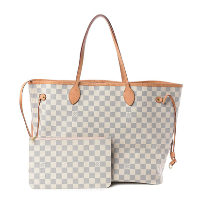 Louis Vuitton Damier Azur Neo Neverfull GM Rose Ballerine 1 of 13