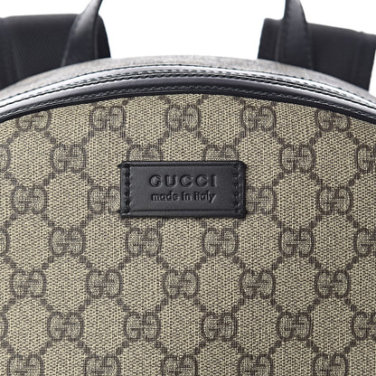 Gucci GG Supreme Monogram Medium Backpack Black 10 of 11