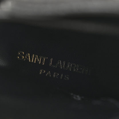Saint Laurent Suede Mica Buckle Western Ankle Booties 39 Black 13 of 15