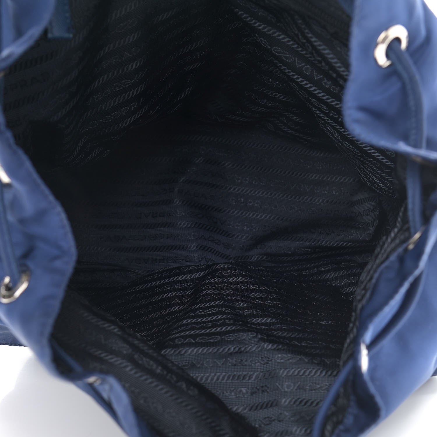 Prada Nylon Vela Saffiano Medium Backpack Royal 5 of 10