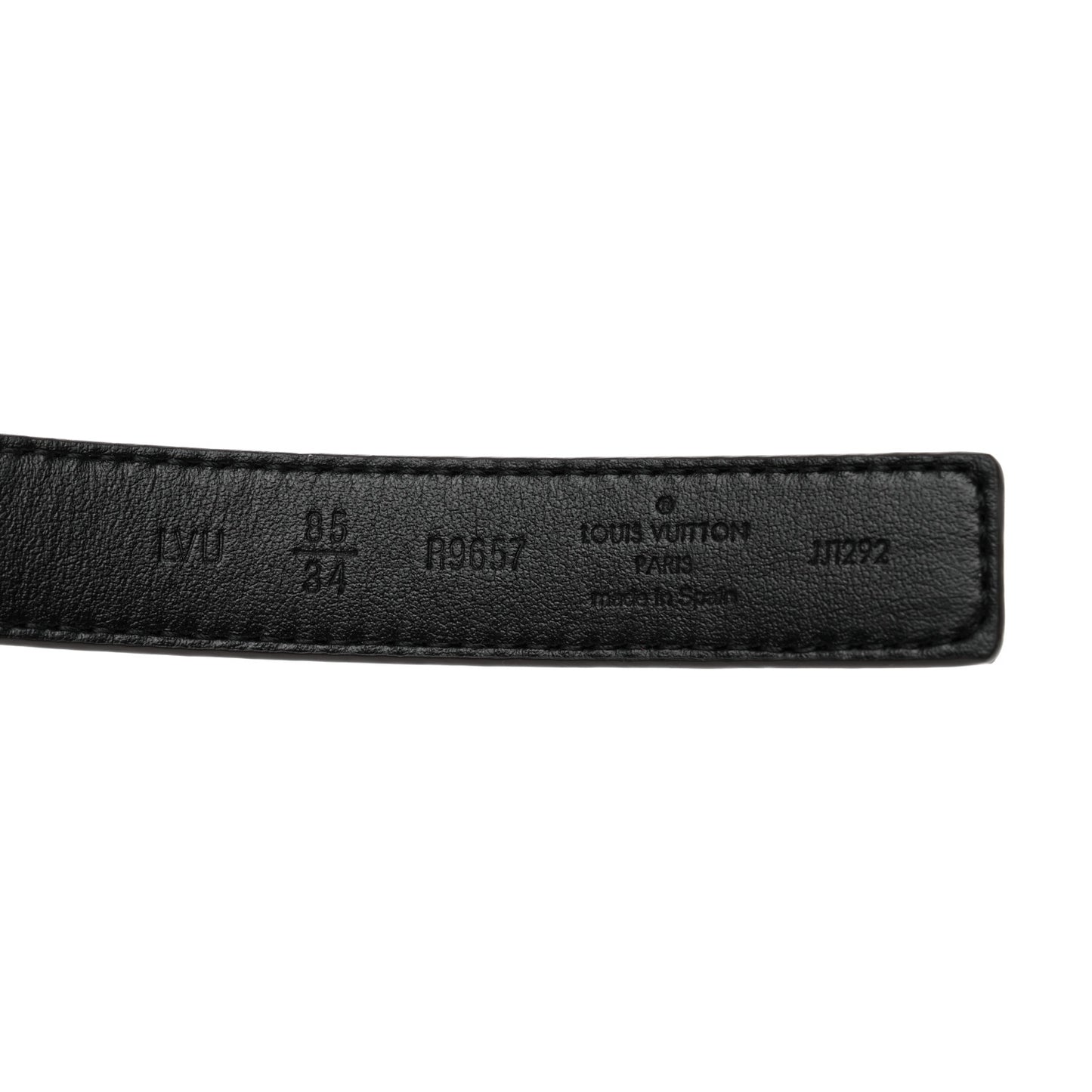 Monogram 20mm Initiales Belt 85 34 Black